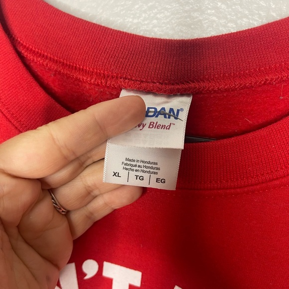 Don’t Hate On My Christmas Sweater Red Damaged XL - Picture 4 of 9